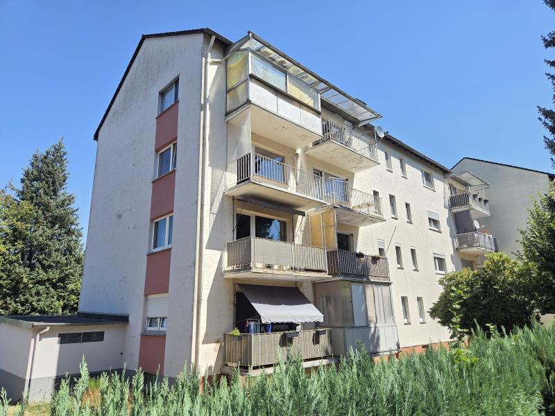 R�ckansicht Etagenwohnung Westerburg
