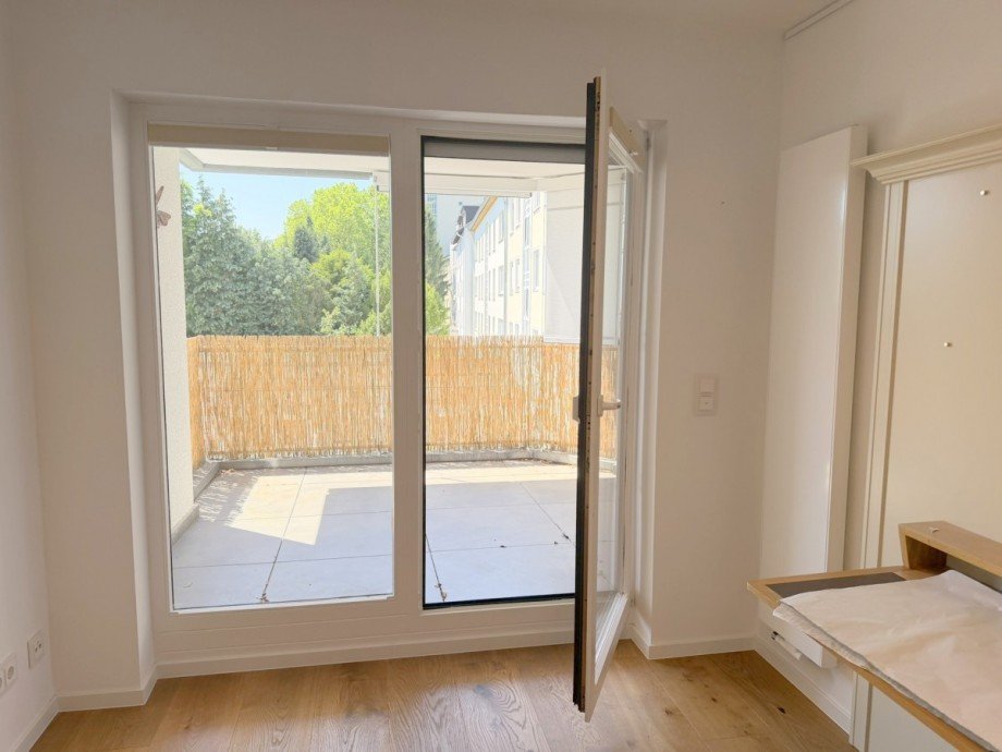 Blick auf den Balkon Wohnung Koblenz