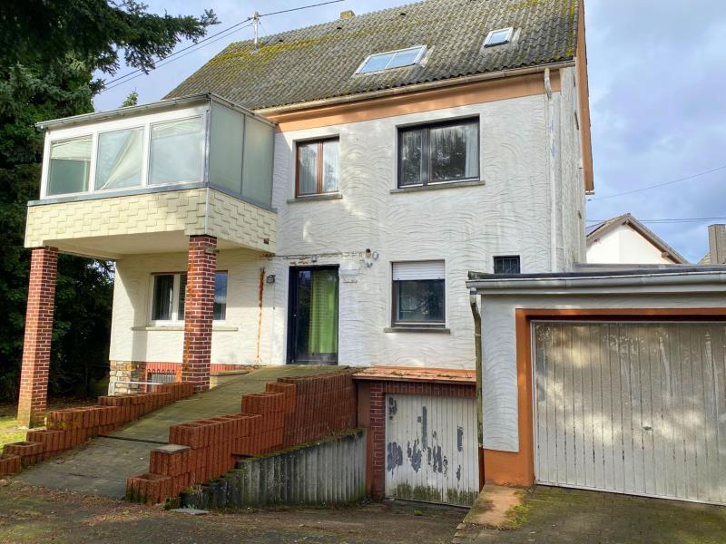 R�ckansicht Einfamilienhaus Nauort
