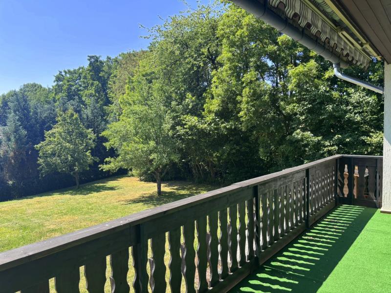 Blick vom Balkon Einfamilienhaus Hergenroth