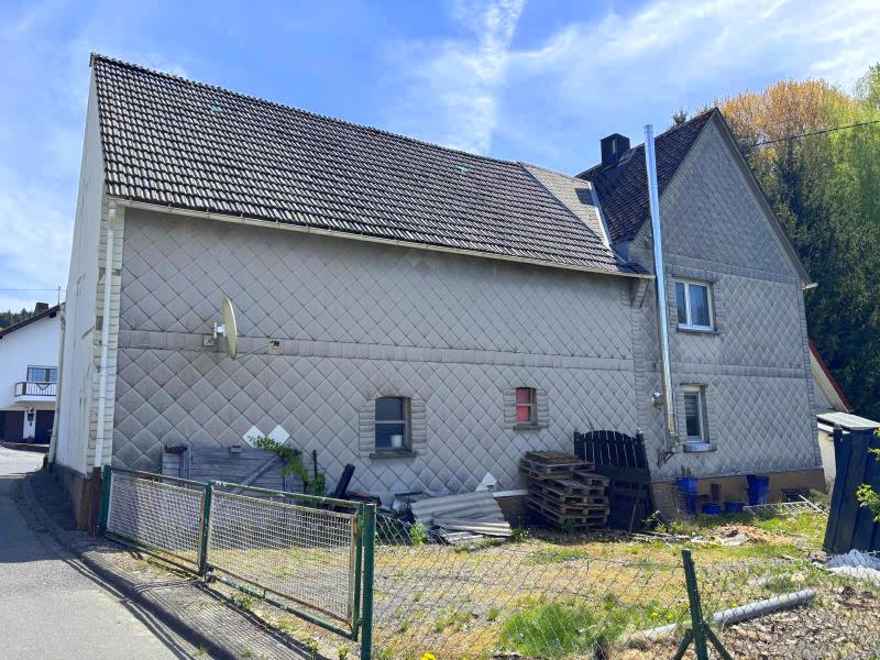 R�ckansicht Zweifamilienhaus K�lbingen