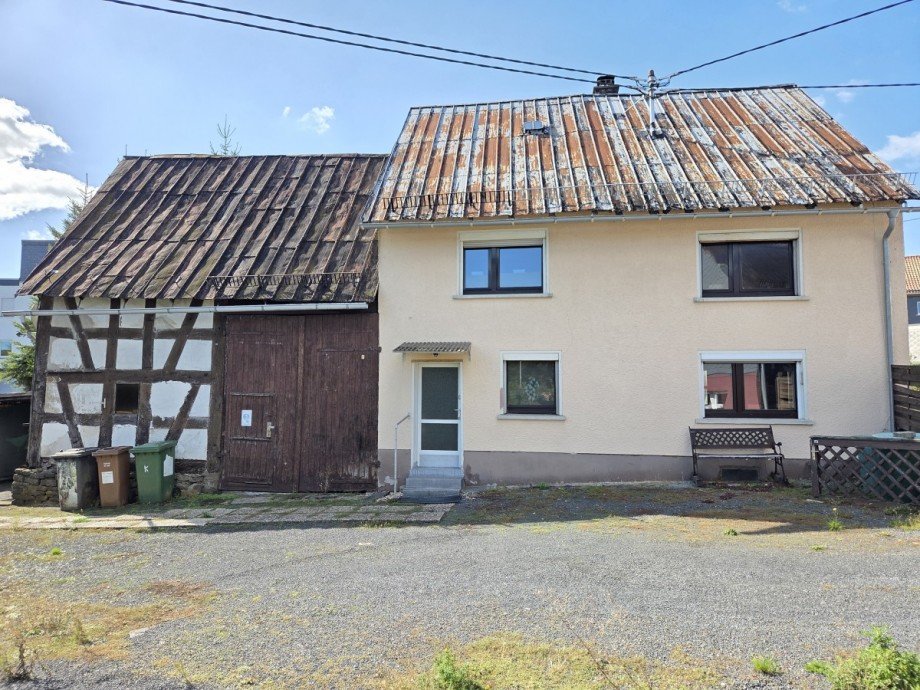R�ckansicht Einfamilienhaus Rennerod