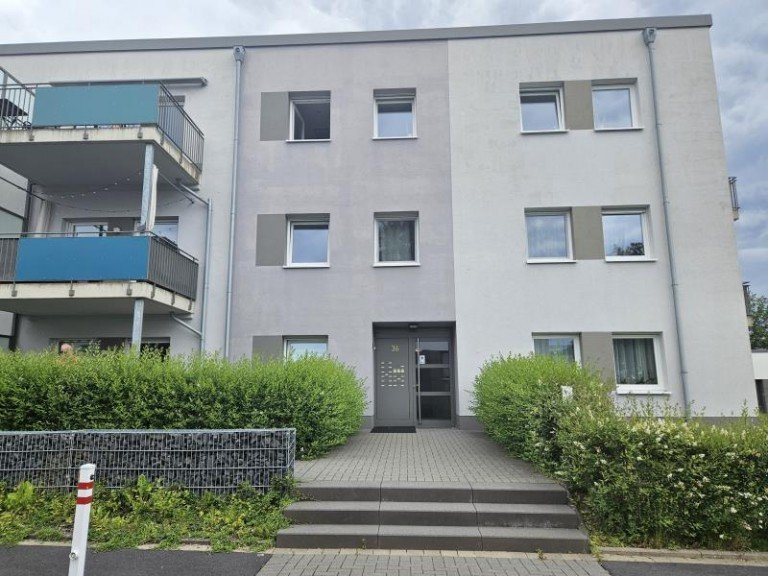 Hausansicht Montabaur Wohnung Gem�tliche 2-Zimmer Erdgeschosswohnung mit Terrasse im Quartier S�d in Montabaur